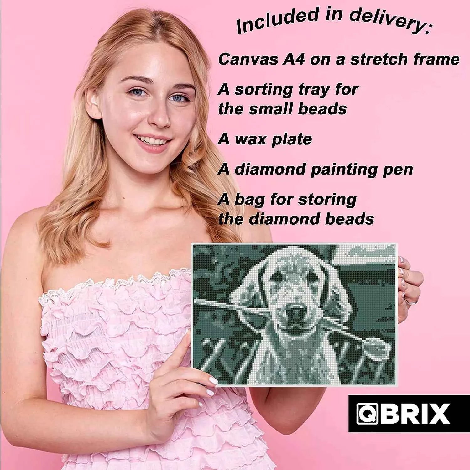 QBRIX A4 Original Personalised Diamond painting mosaic art
