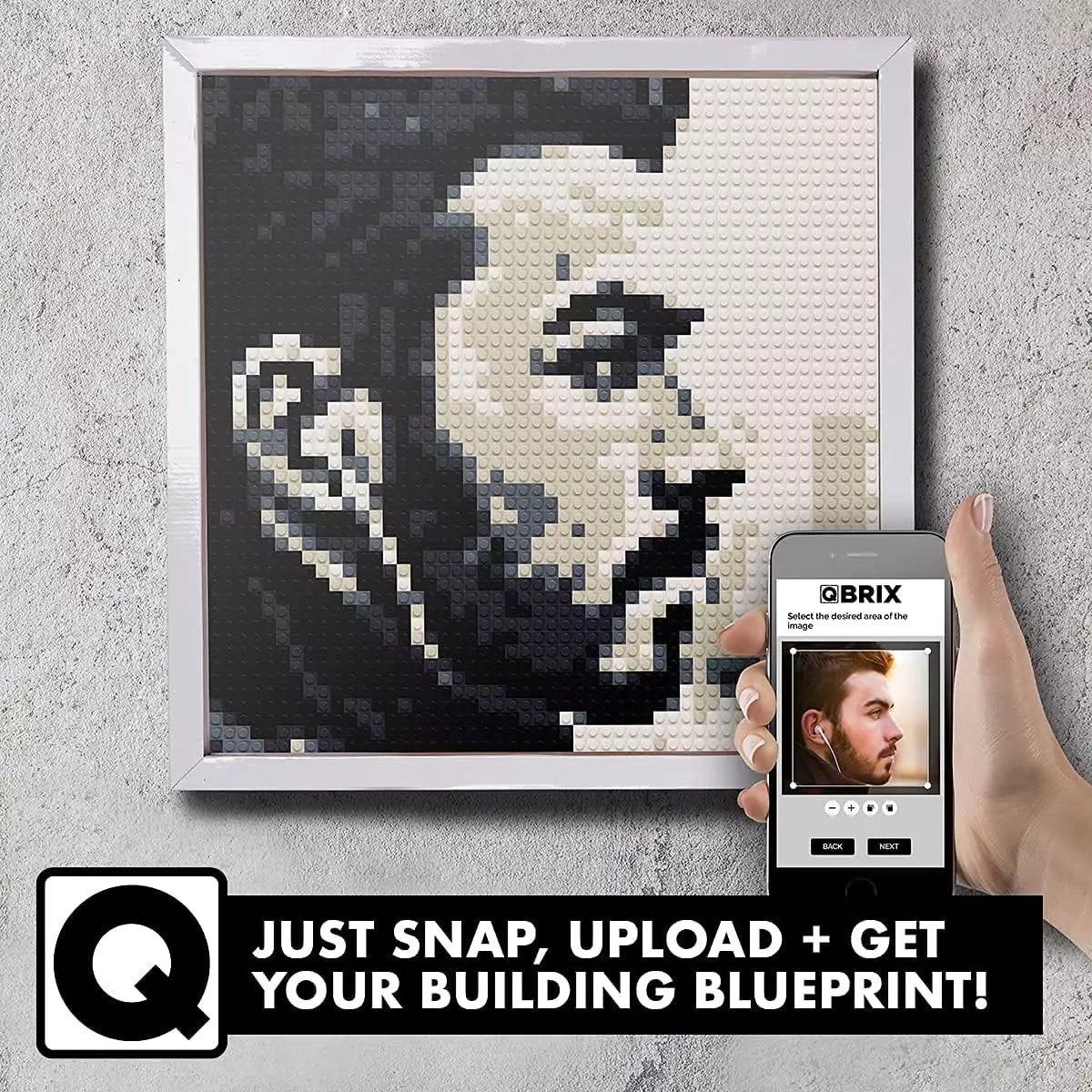 Qbrix Original Photo Construction Set - StringArt.lv