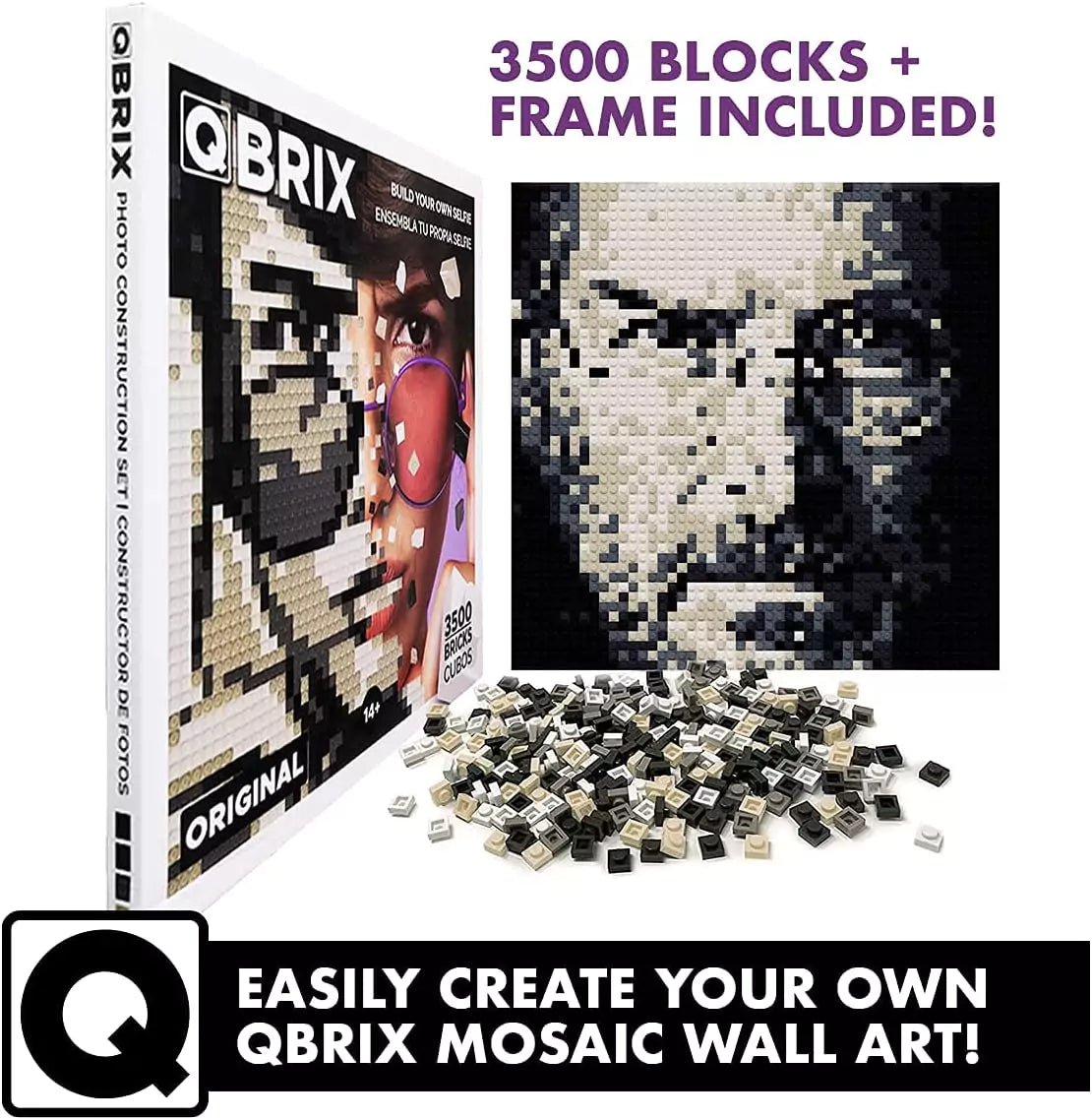 Qbrix Original Photo Construction Set - StringArt.lv