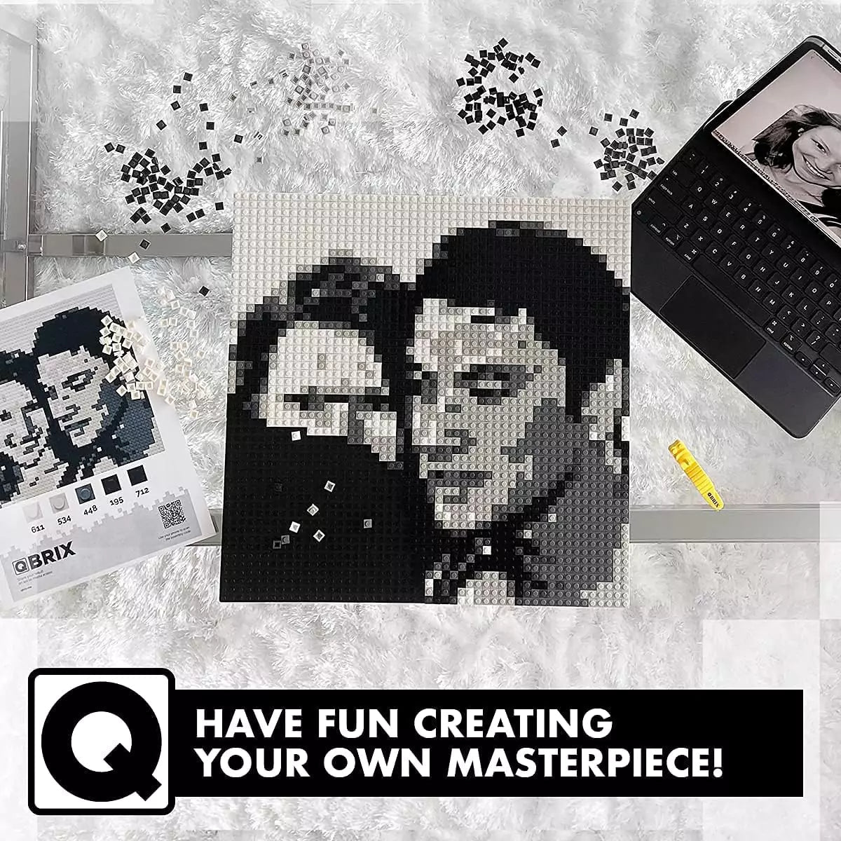 Qbrix Original Photo Construction Set - StringArt.lv