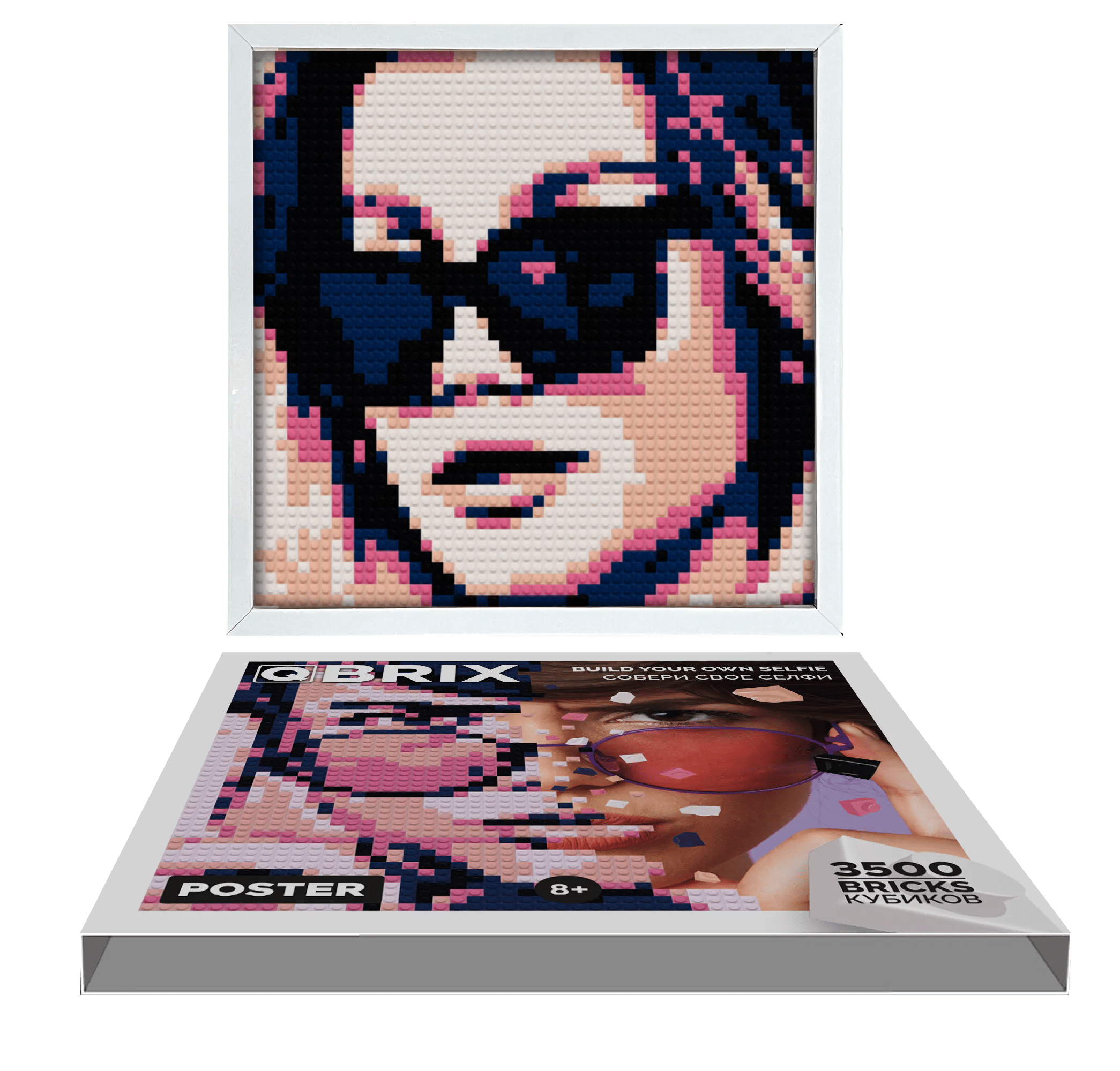 Qbrix Poster Photo Construction Set - StringArt.lv