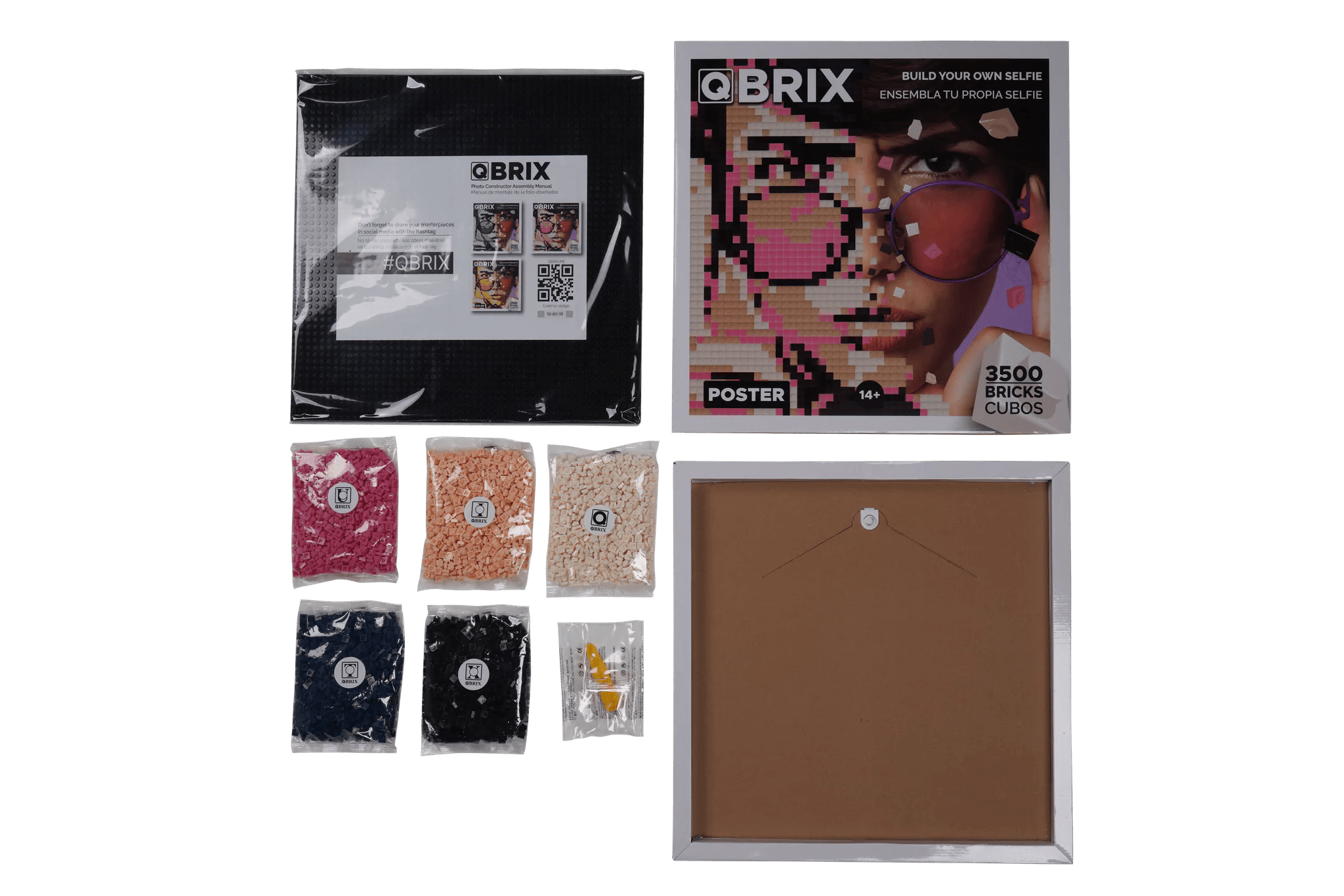 Qbrix Poster Photo Construction Set - StringArt.lv