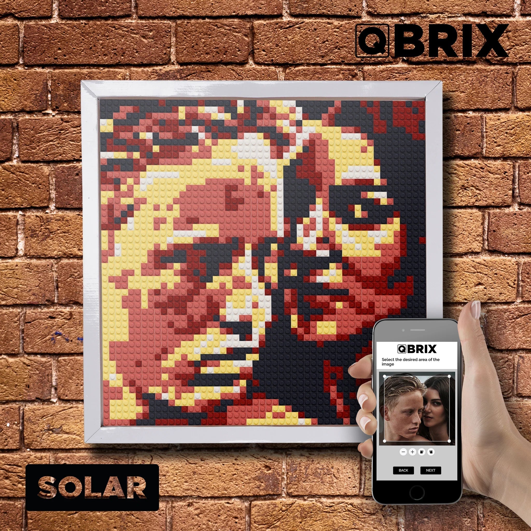 Qbrix Solar Photo Construction Set - StringArt.lv