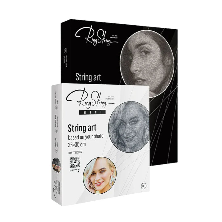 RingString + RingString Mini – 2 personalizuoti siūlų meno rinkiniai