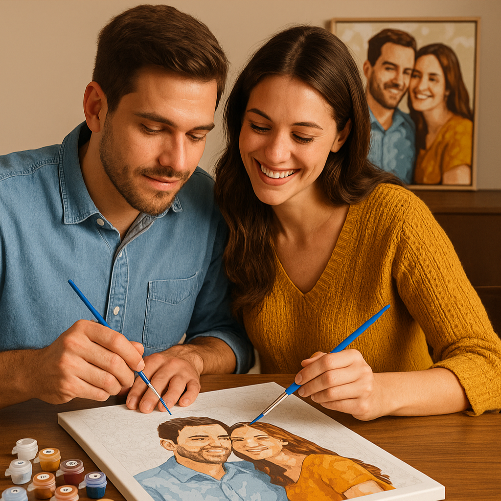 Custom Paint by Numbers Kit from Your Photo – Relaxing DIY Art Experience - StringArt.lv