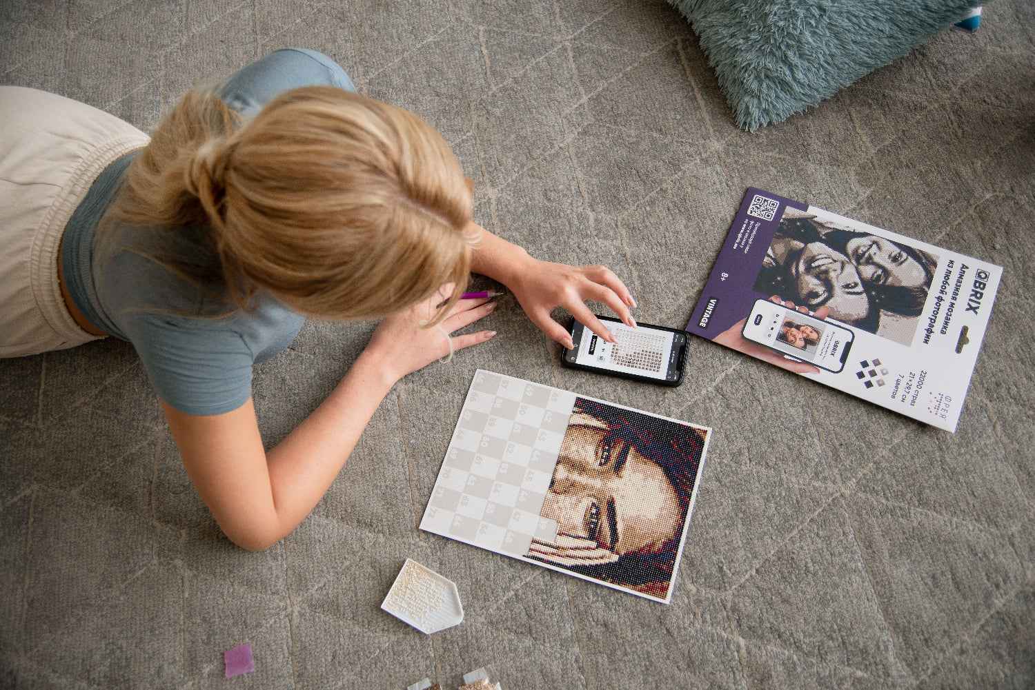 Diamond Mosaic Kits – Personalised from Your Photo - StringArt.lv