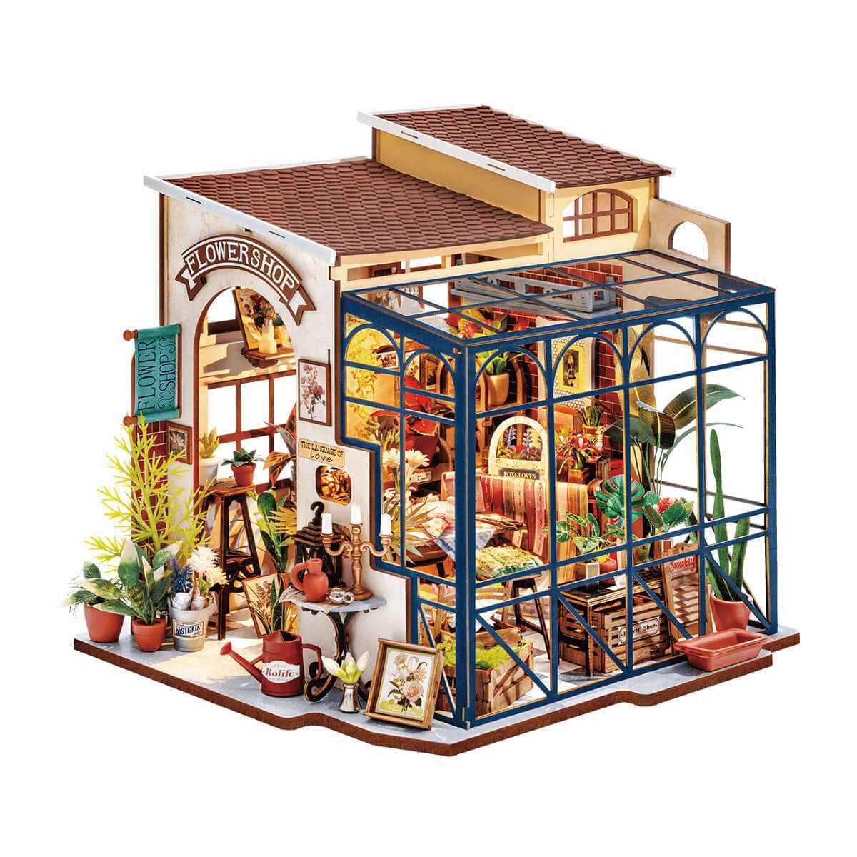 Emily’s Flower Shop Miniature House Rolife