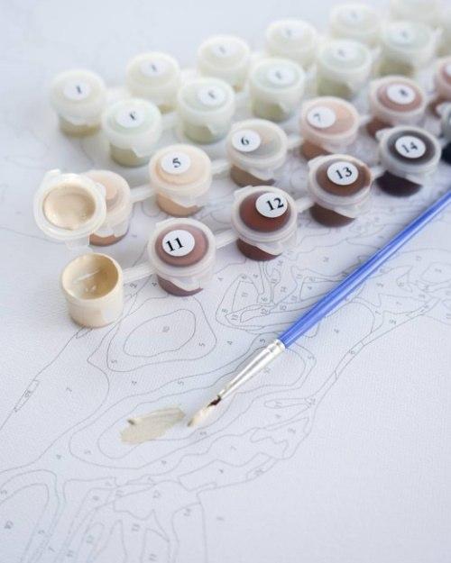 Painting by numbers Melody of drops (BS54386)