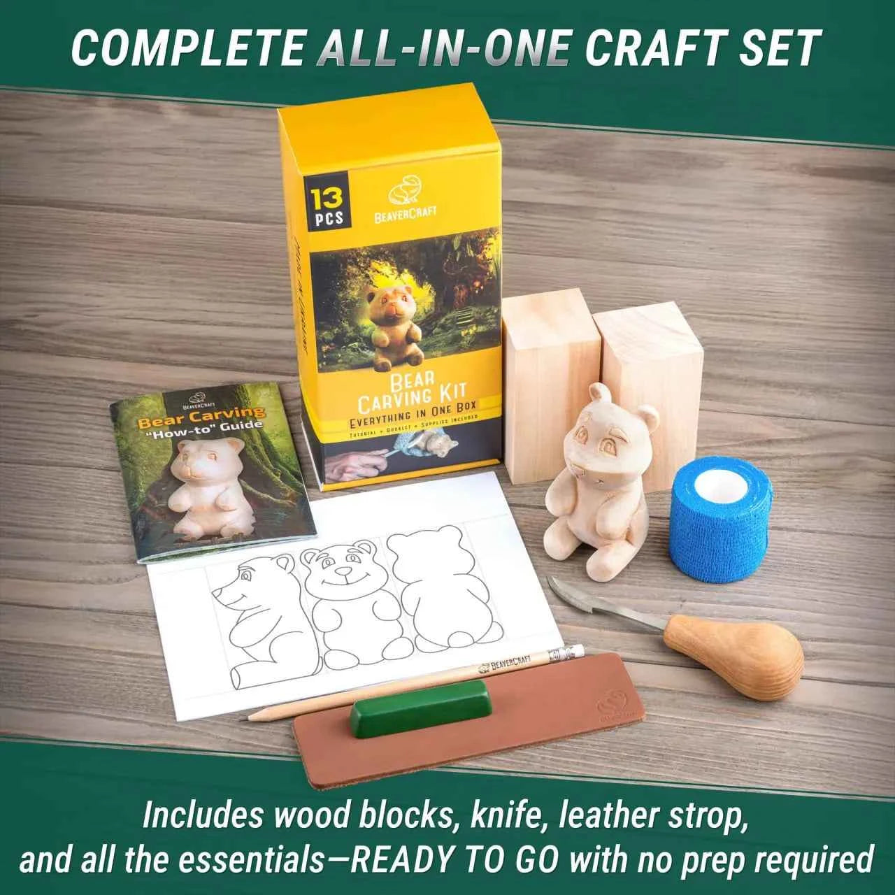 Bear Carving Kit