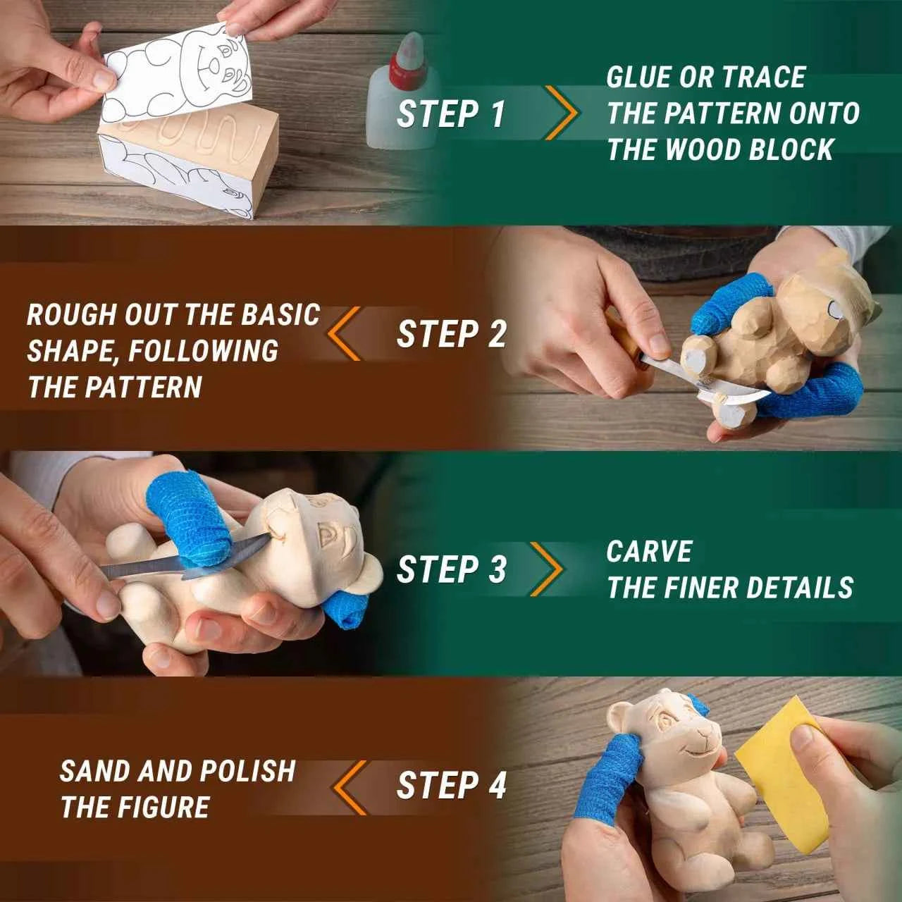 Bear Carving Kit