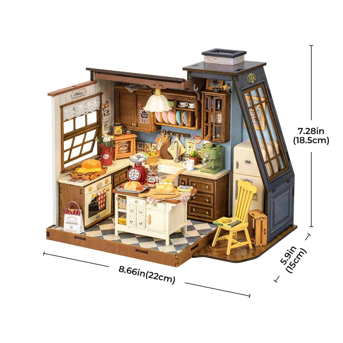 Baking Kitchen DIY Miniature House Rolife