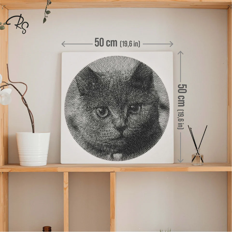 RingString - String art kit based on your photo