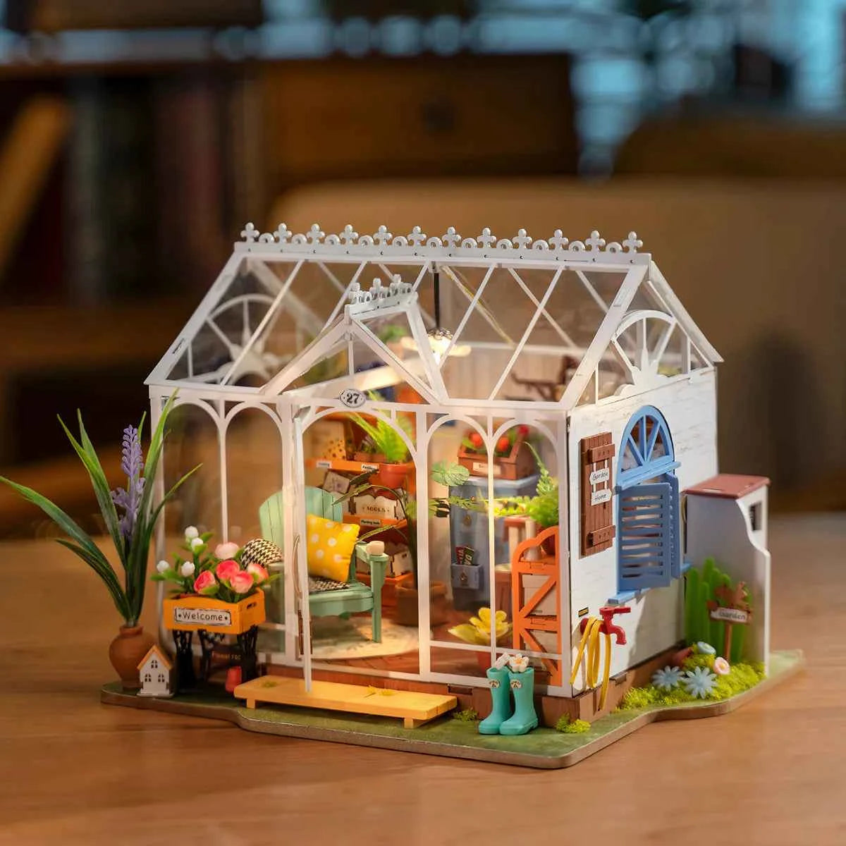 Dreamy Garden House DIY Miniature House Kit Rolife