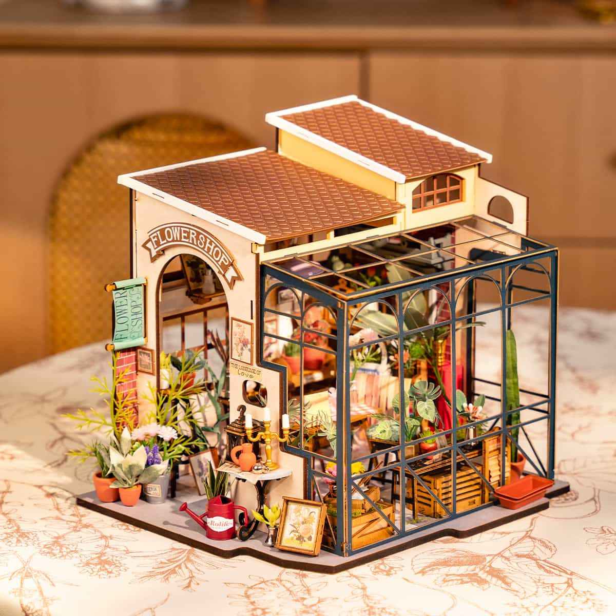 Emily’s Flower Shop Miniature House Rolife