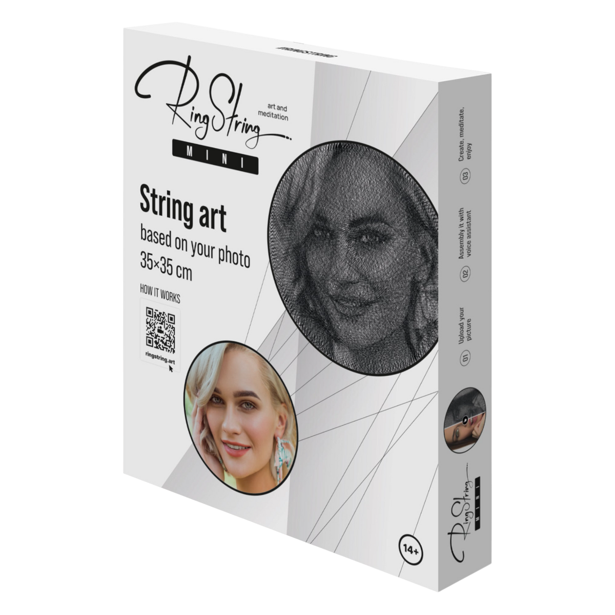 Ring String Kit RingString Mini - String art kit to Create Custom Photo Designs