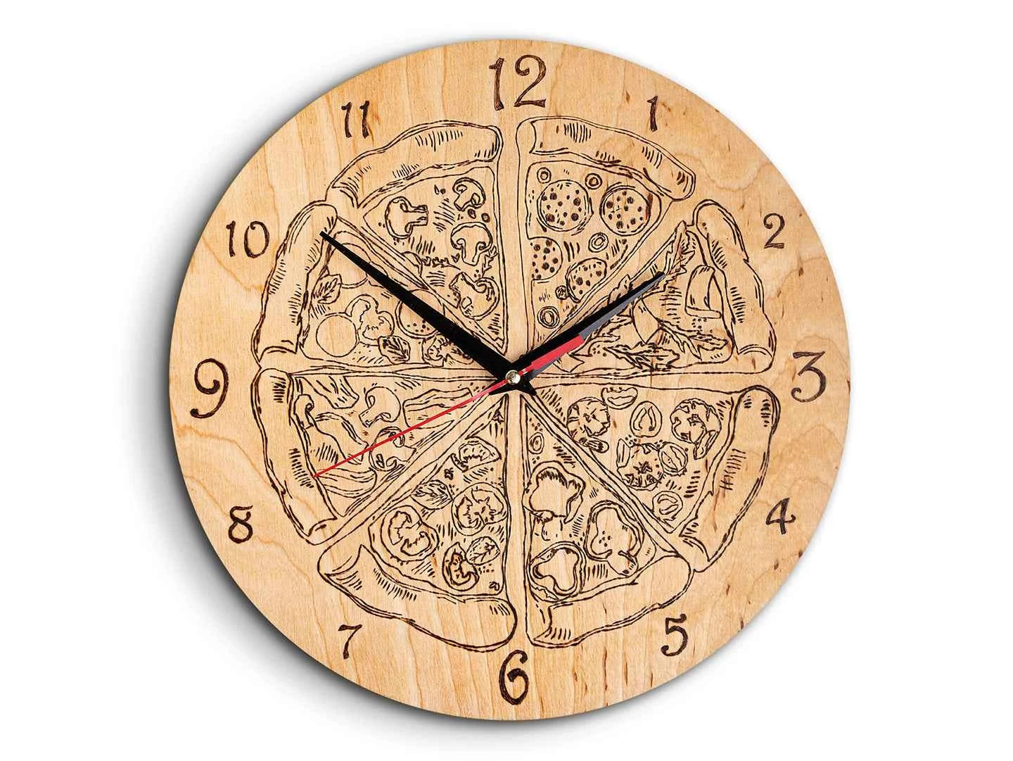 Wooden Clock DIY Pyrography Kit