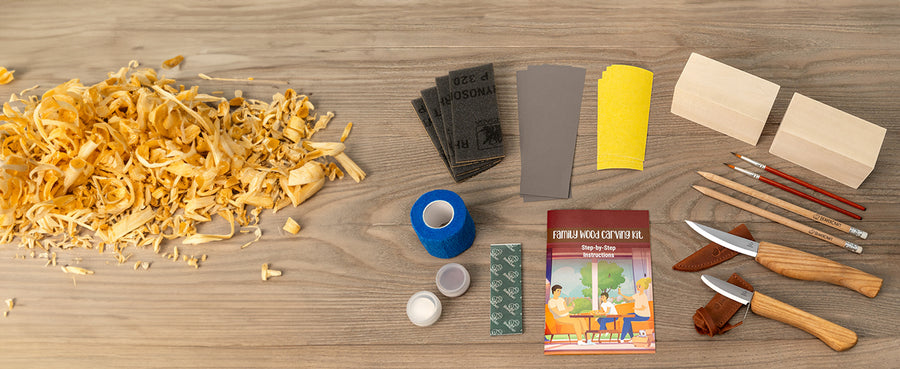 Family Fun Kit – Mushroom Carving Kit