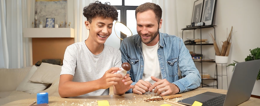 Family Fun Kit – Mushroom Carving Kit