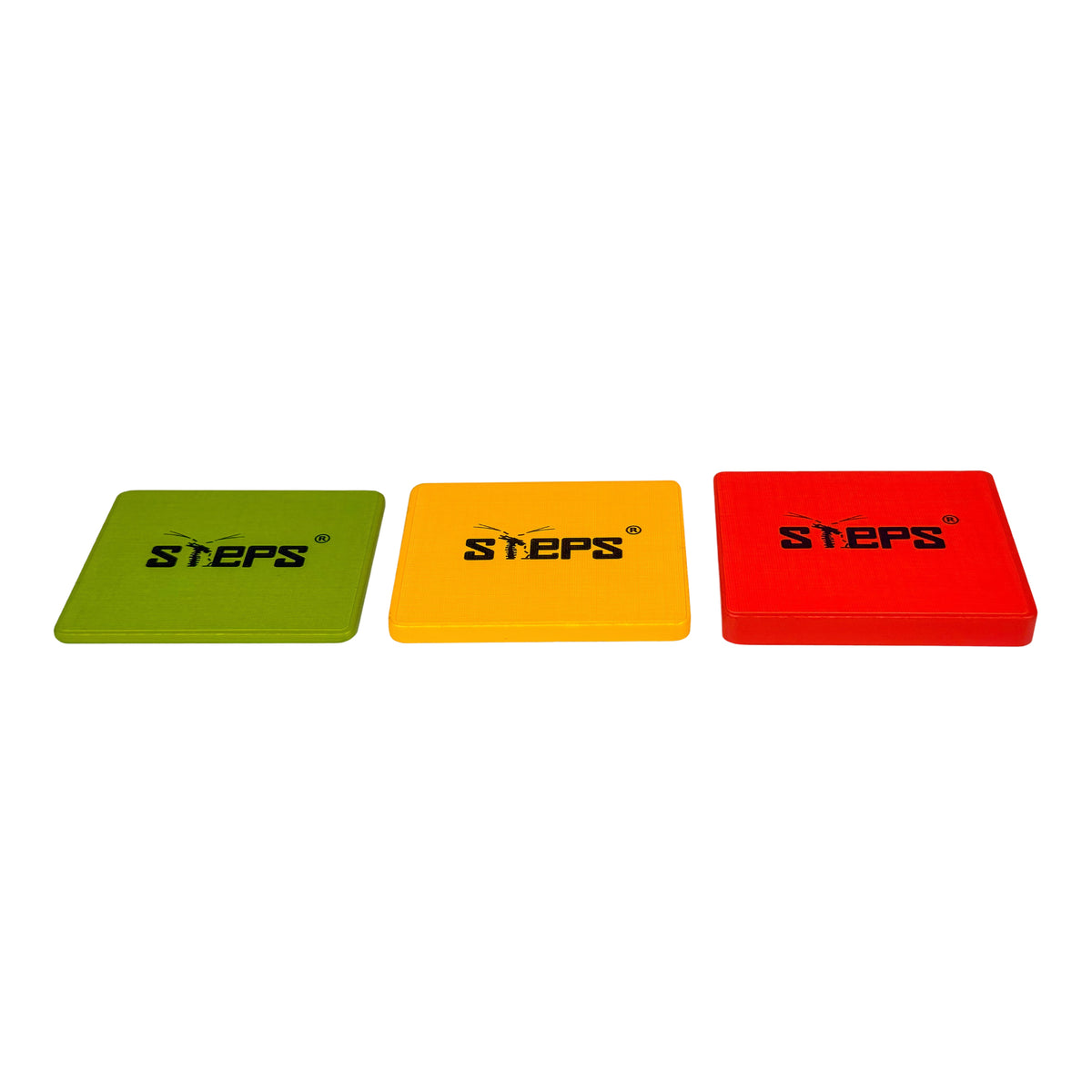 Steps game wooden pieces and playing platform