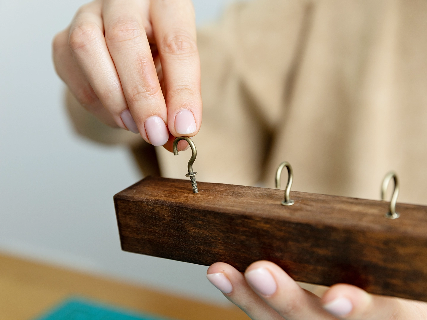 Kit DIY di pirografia “Portachiavi da parete”