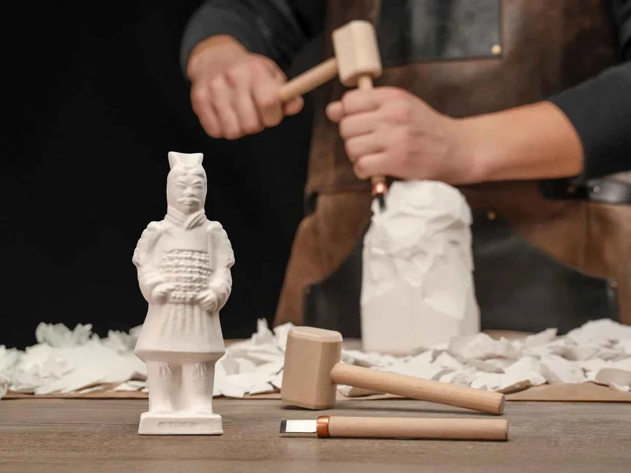 Zestaw DIY do rzeźbienia „Terakotowy wojownik”Zestaw DIY do rzeźbienia „Terakotowy wojownik”