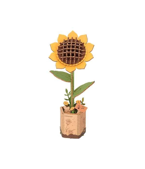 ROBOTIME Libro De Flores 3D De Madera | Kit De Maqueta Floral | Manualidad Creativa Para Adultos | Decoración De Mesa