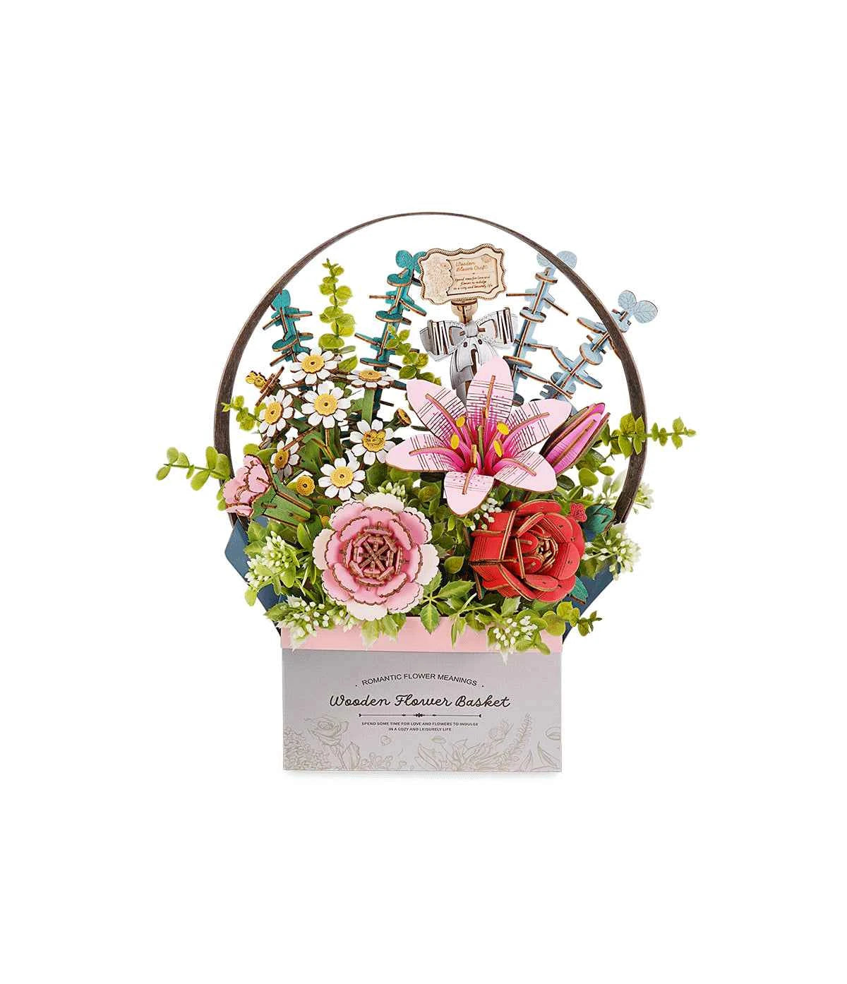 Wooden Flower Basket - RoWood DIY