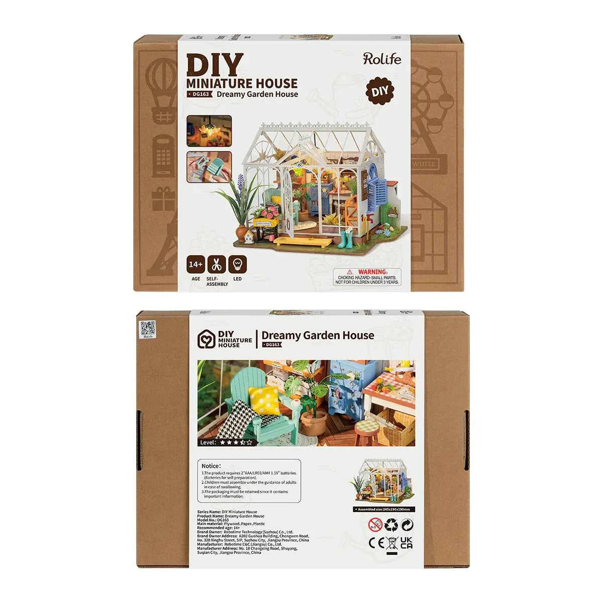 Dreamy Garden House DIY Miniature House Kit Rolife