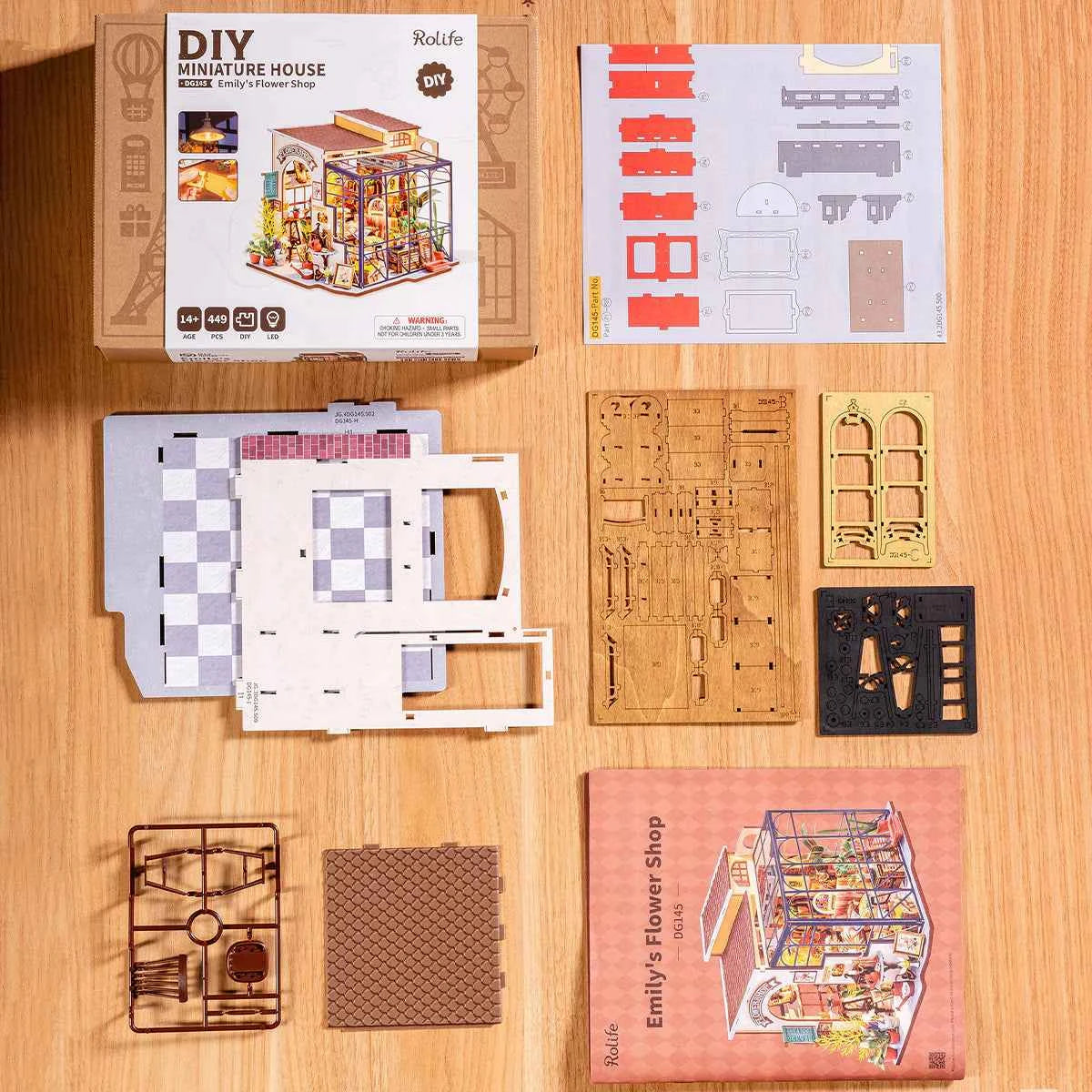 Emily’s Flower Shop Miniature House Rolife