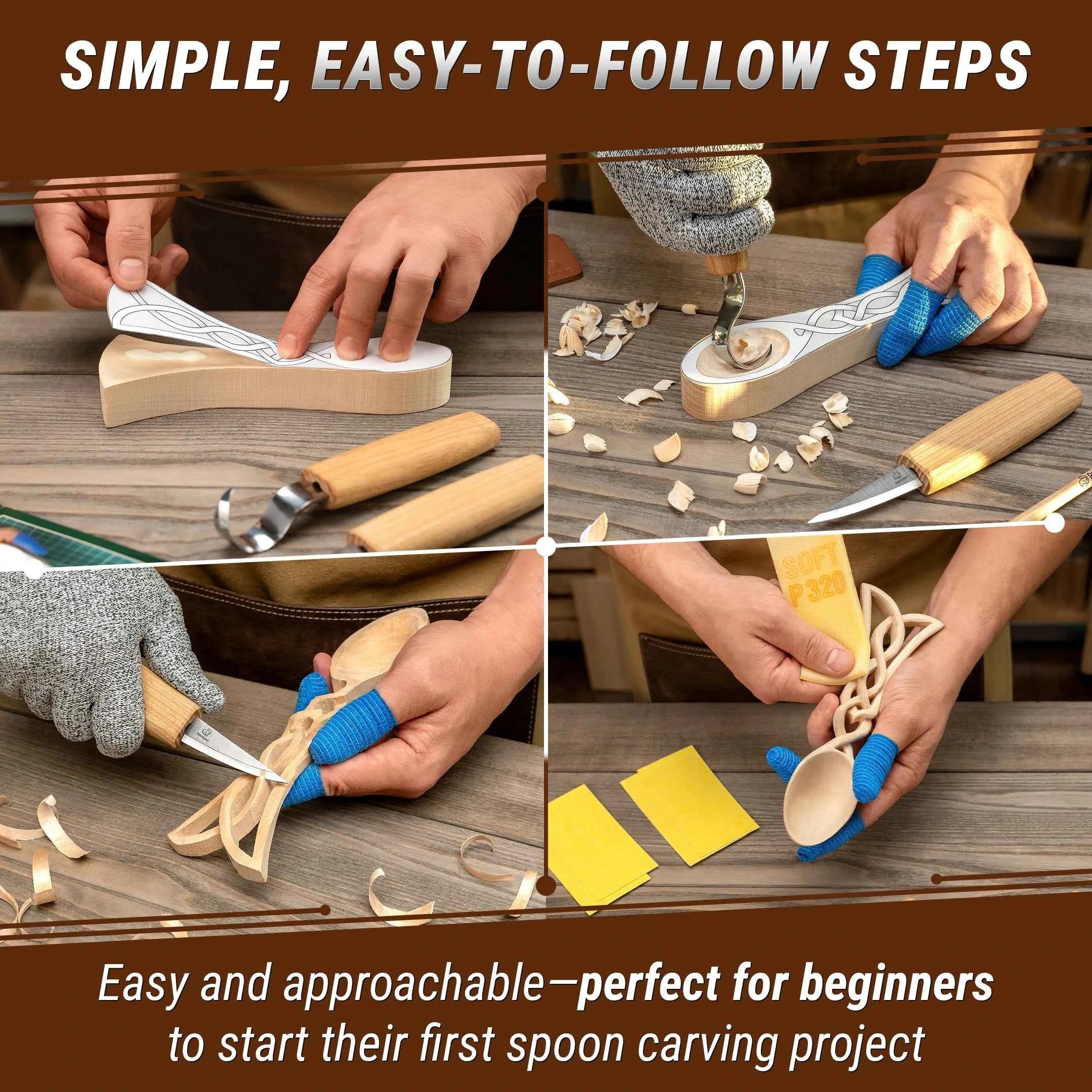 Celtic Spoon Carving Kit