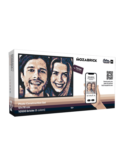 Mozabrick Color M – Suur värviline fotomosaiik sinu foto põhjal