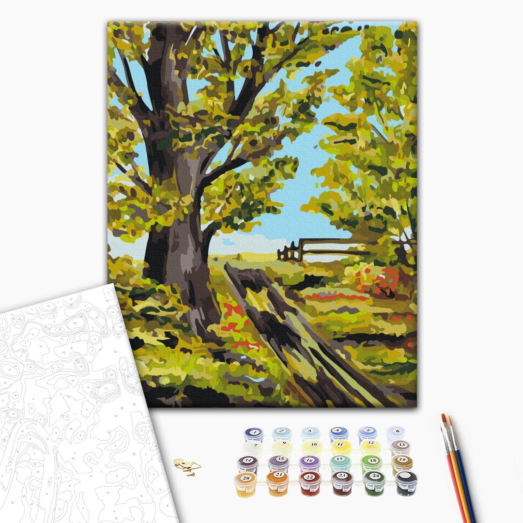 Painting by numbers Old oak tree © Bona (BS53960)