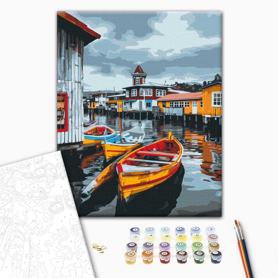 Painting by numbers Safe harbor (BS53965)