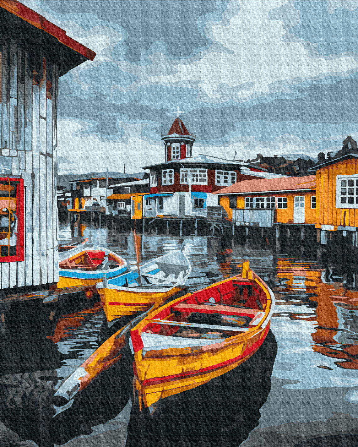 Painting by numbers Safe harbor (BS53965)