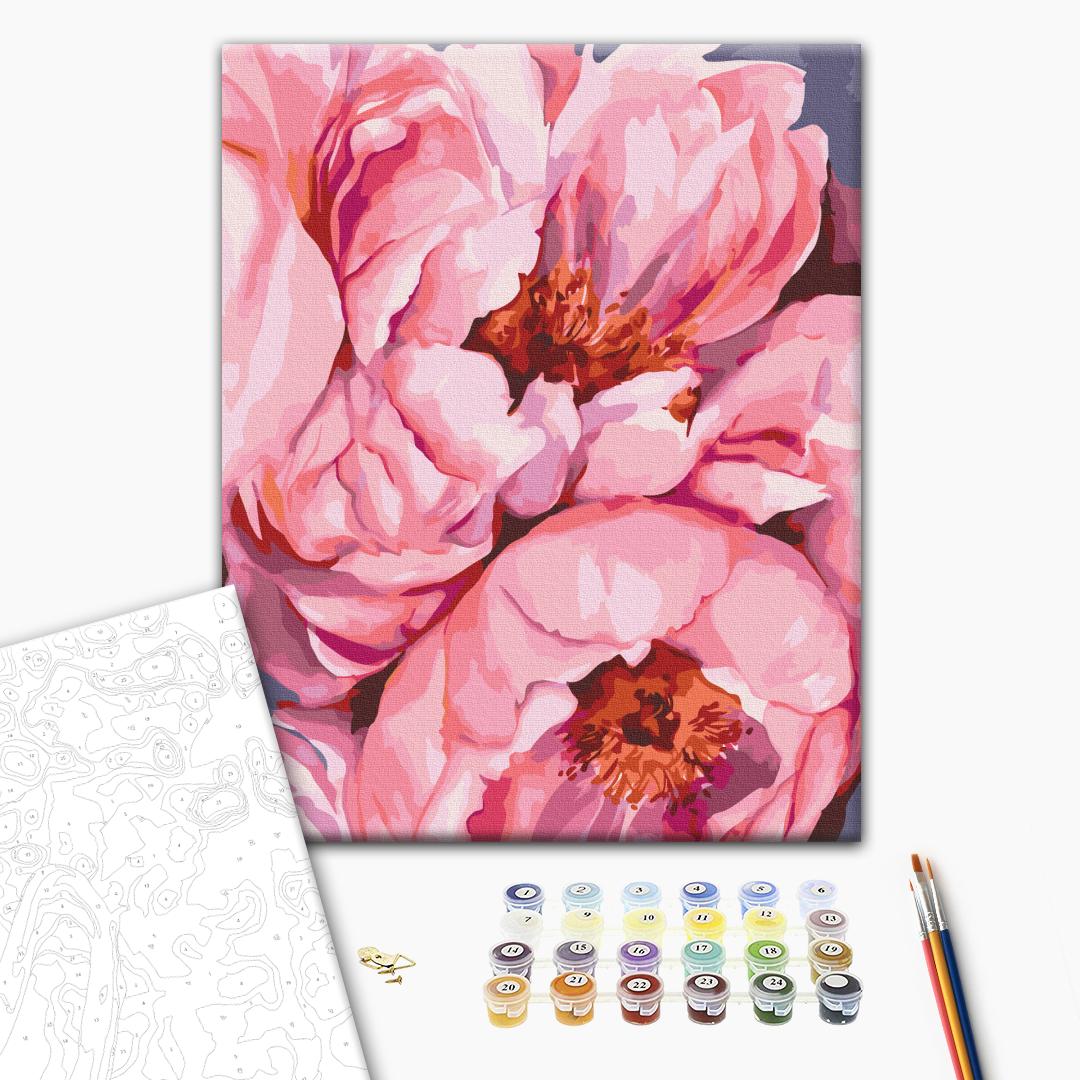 Painting by numbers Luxury of petals © Karolina Bundash (BS53941)