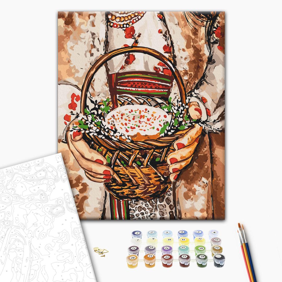 Painting by numbers Family traditions © Karina Zimina (BS53949)