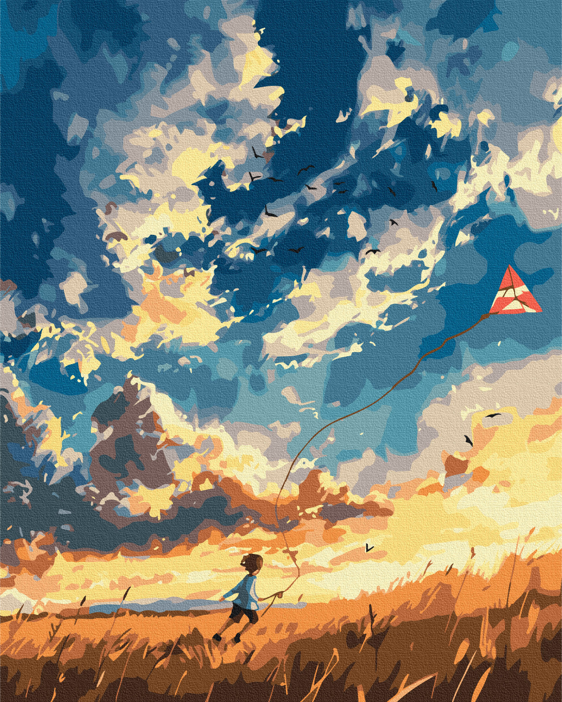 Painting by numbers Caught in the wind (BS53963)