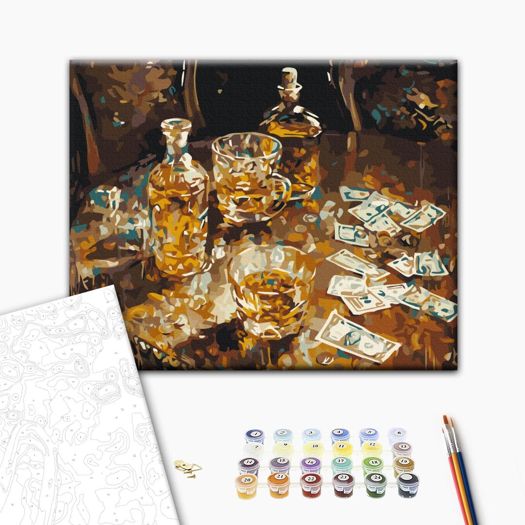 Painting by numbers Golden vacation (BS53980)