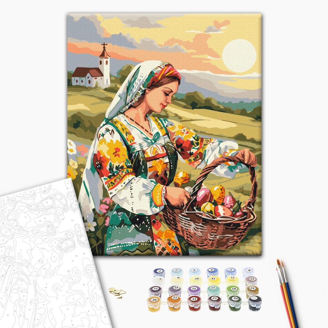 Painting by numbers Easter dawn (BS53945)