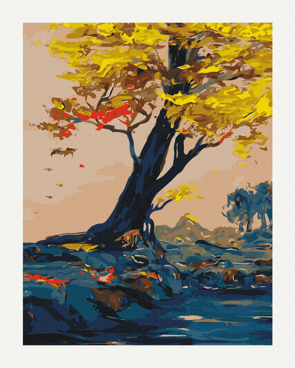 Painting by numbers Picturesque tranquility © Bona (BS53957)