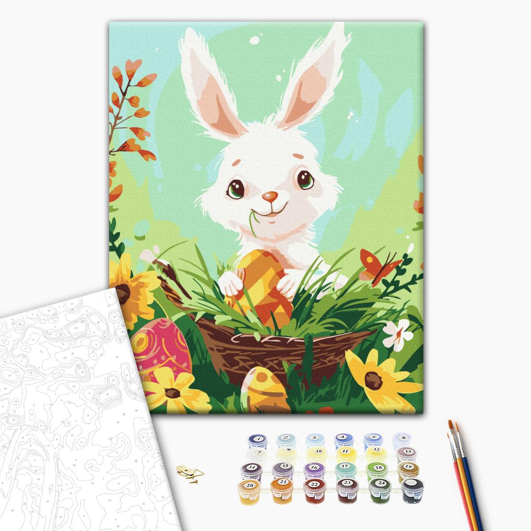 Painting by numbers Happy Easter Bunny (KBS0152)