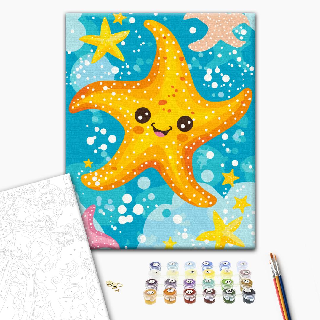 Painting by numbers Starfish (KBS0157)