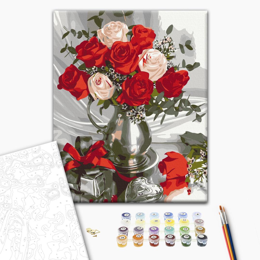 Painting by numbers Presented roses (RBS51914)