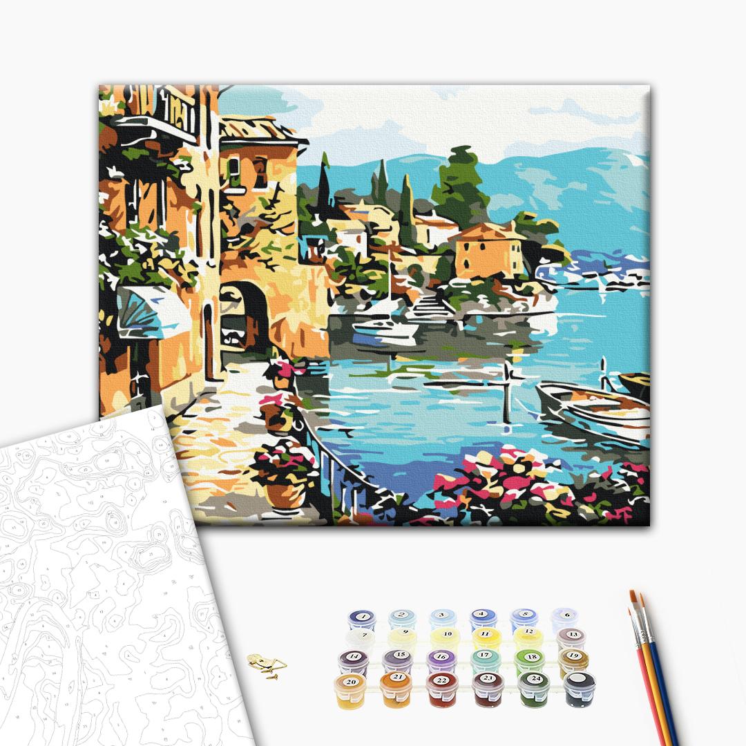 Painting by numbers Summer embankment (RBS32191)