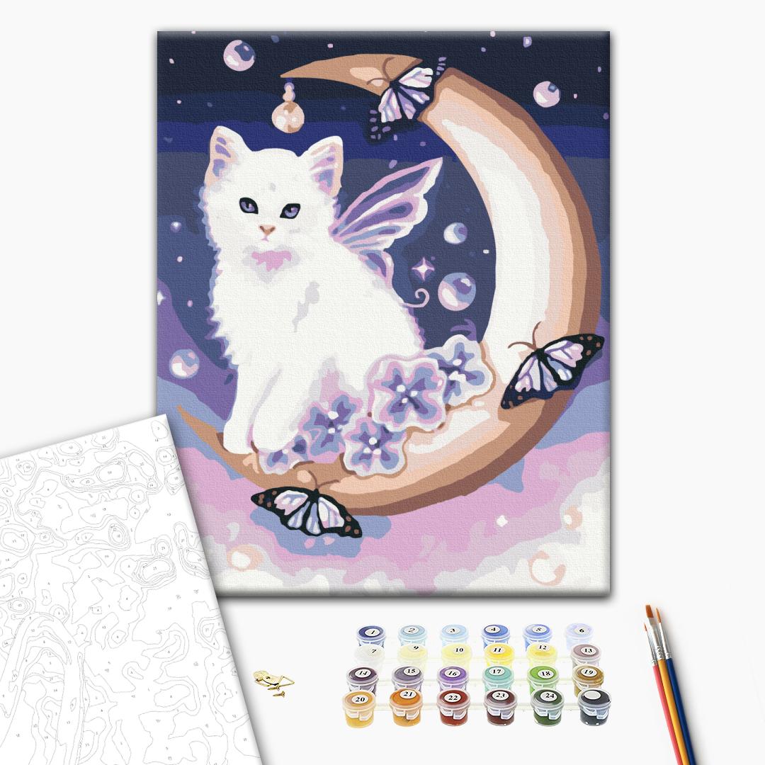 Painting by numbers The Cat and the Moon (RBS140)