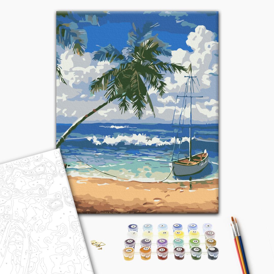 Painting by numbers Paradise Island (RBS51690)