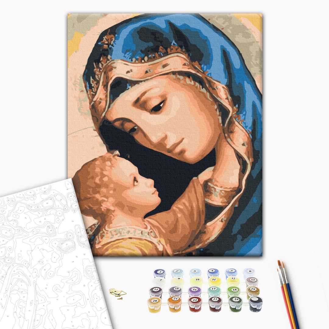 Painting by numbers Mother of God (RBS25582)