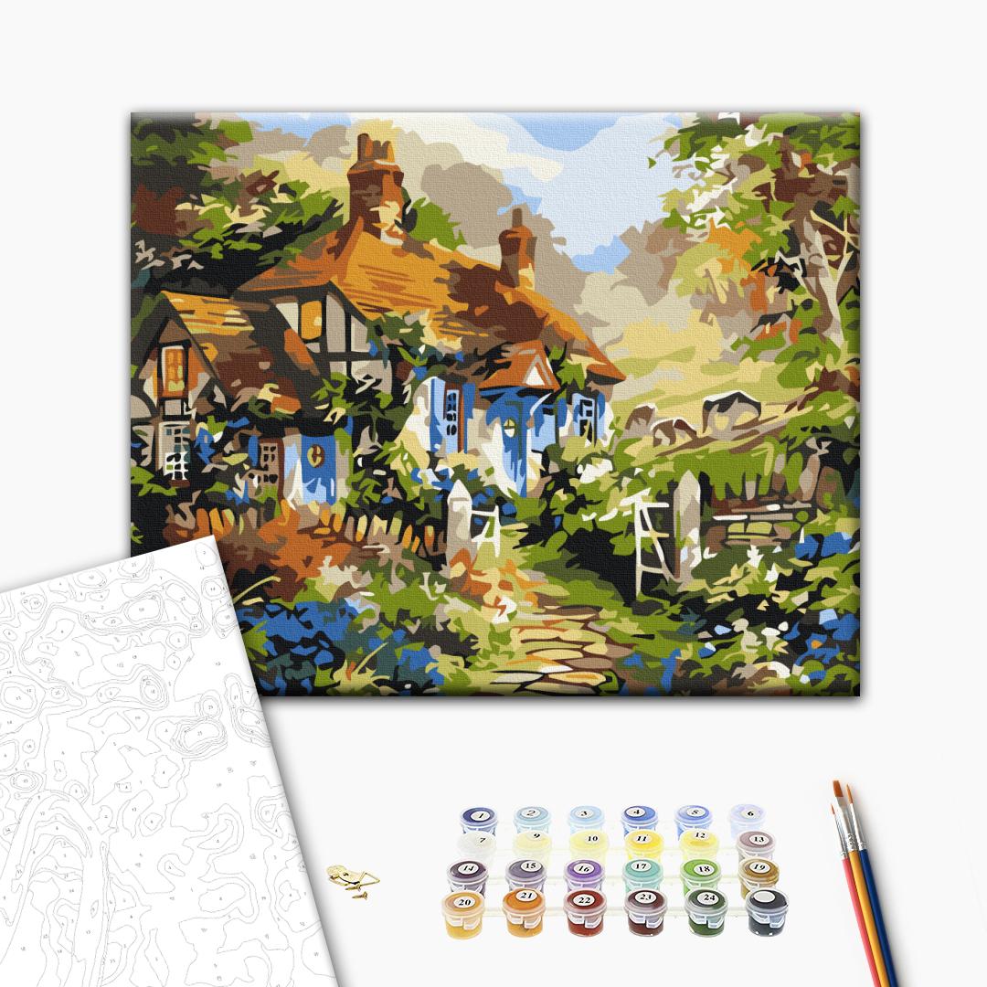 Painting by numbers Summer fairy house (RBS51879)