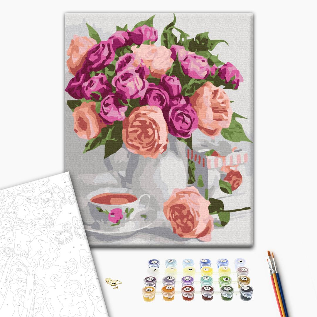 Painting by numbers Purple still life (RBS51451)