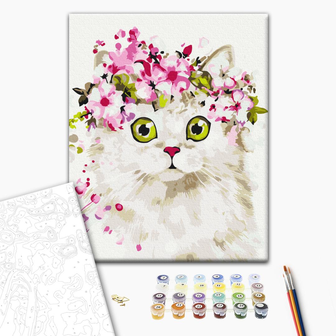 Painting by numbers Surprised kitty (RBS51840)